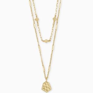 Kendra Scott Gold Multi Strand Necklace - Brand new, with tags on it